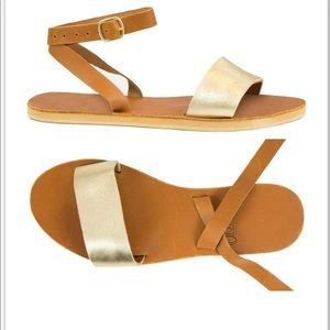 Caramel Gold Rue Sandal
